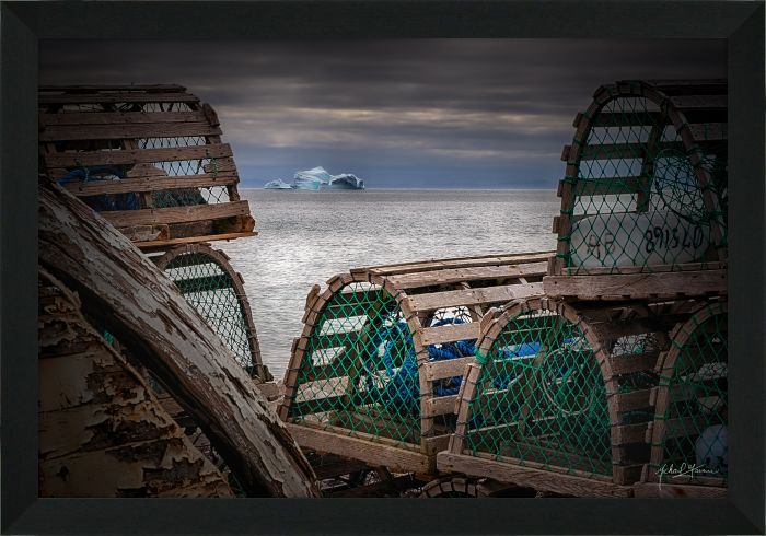 Lobster Pots Distant Iceberg