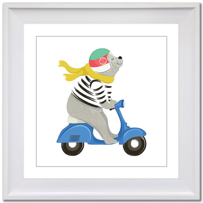 Bear On Scooter 1
