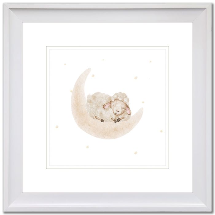 Sheep with Stars And Moon