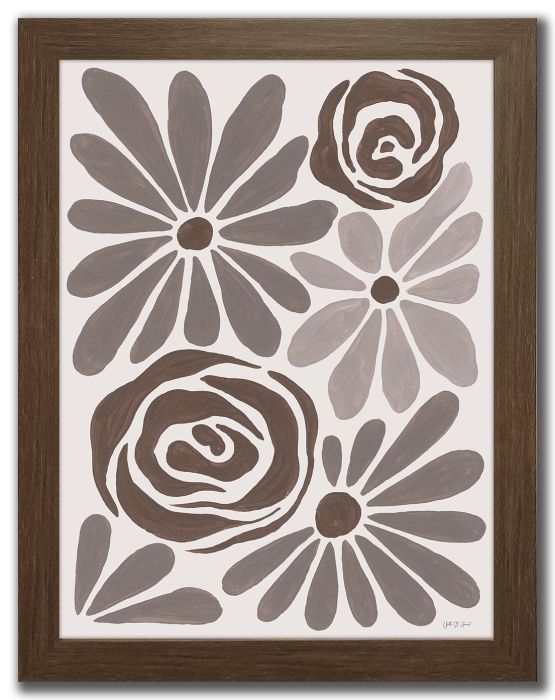 Mocha Blooms I