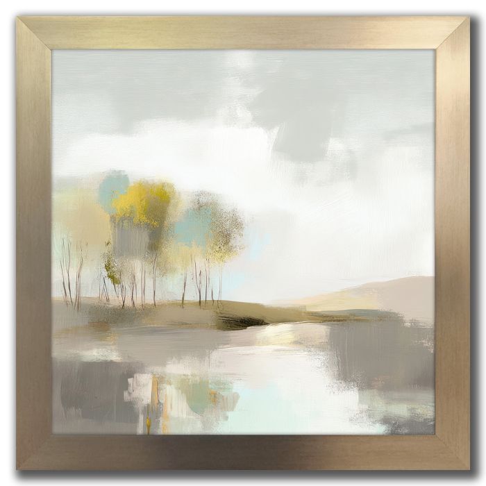 Misty Lake and Trees I