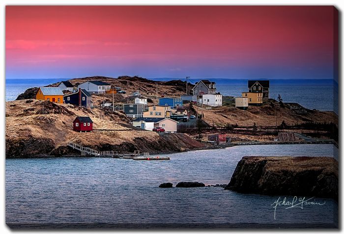 Pink Sky Hill Houses
