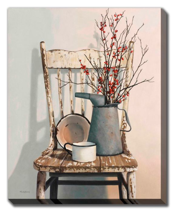 Watering Can on Chair