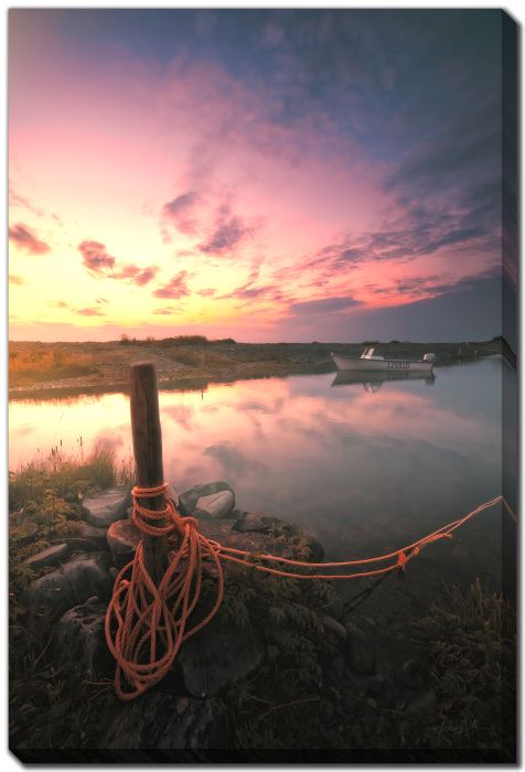 Setting Yellow Sun Rope