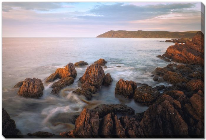 Rippled Rocks Seascape 