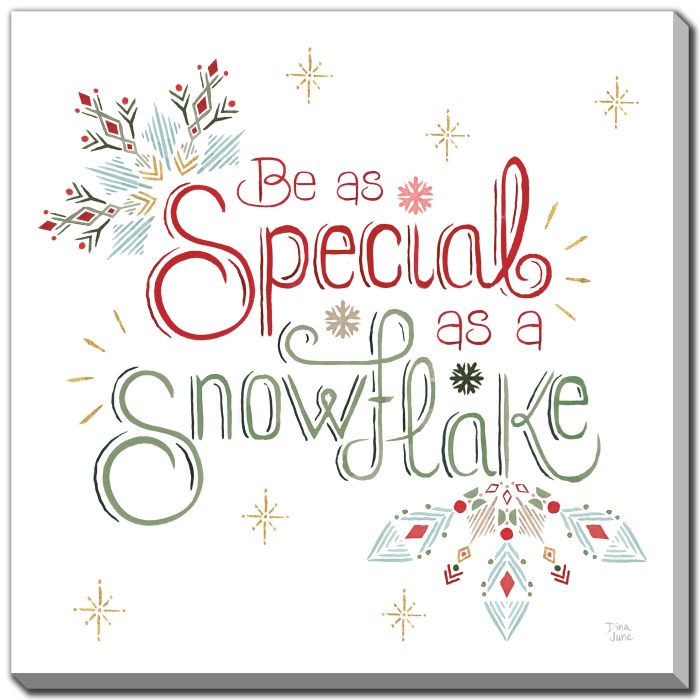 Special as a Snowflake