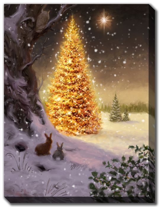Golden Christmas Tree I