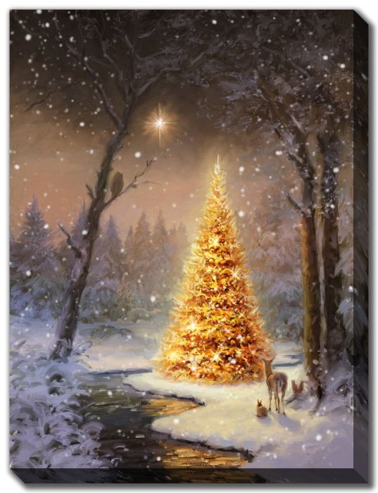 Golden Christmas Tree II