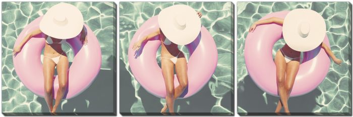 Floating In A Pool