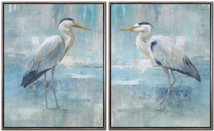 Blue Heron Set of 2